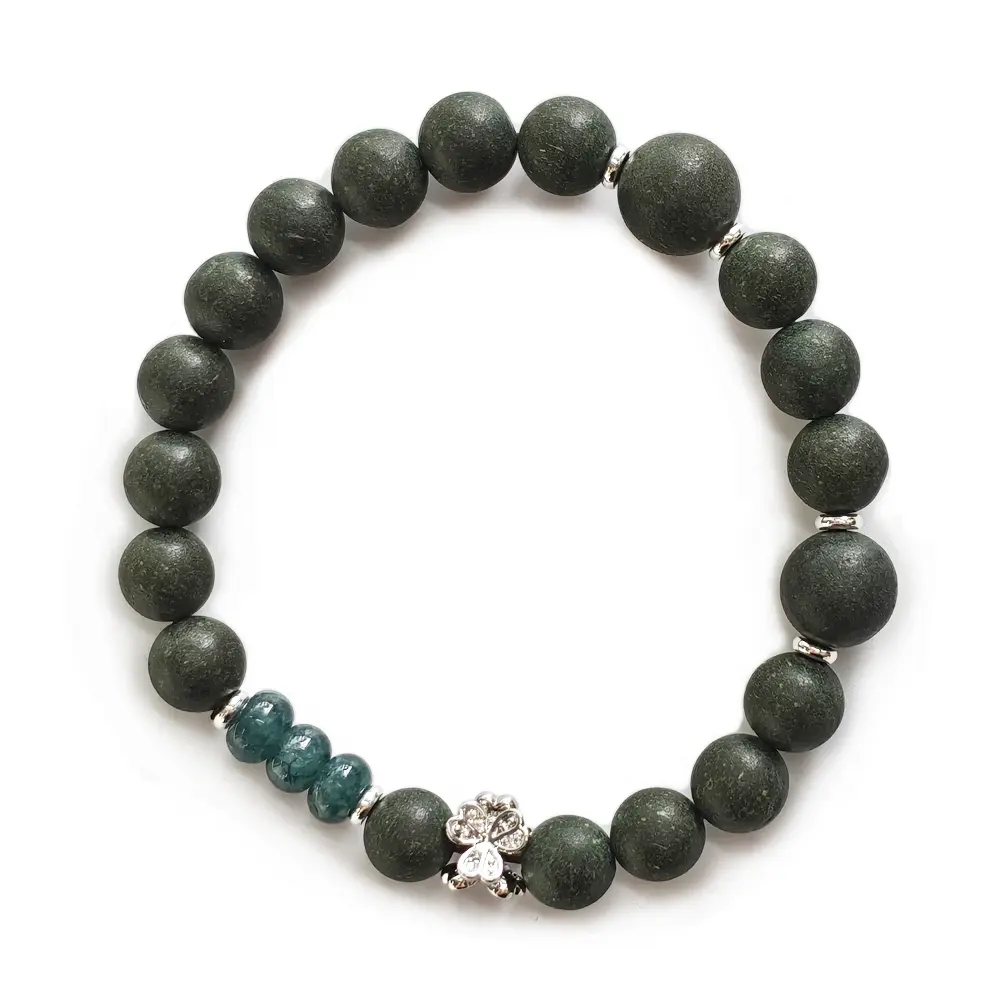 合香珠薰衣草三叶草手串