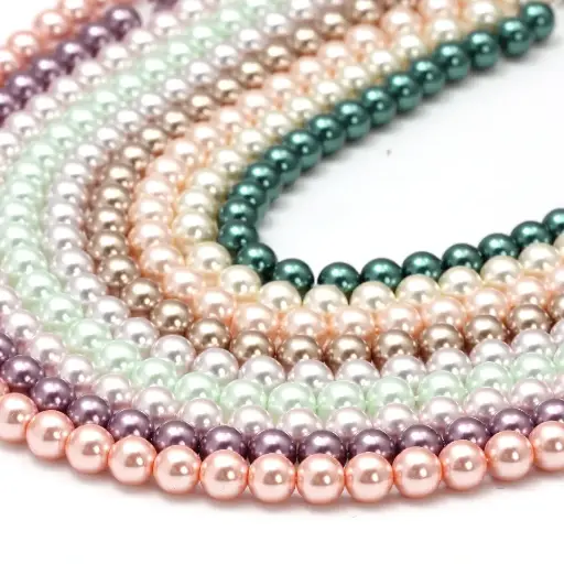 Imitation pearl color 10mm