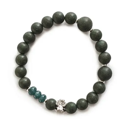 合香珠薰衣草三叶草手串