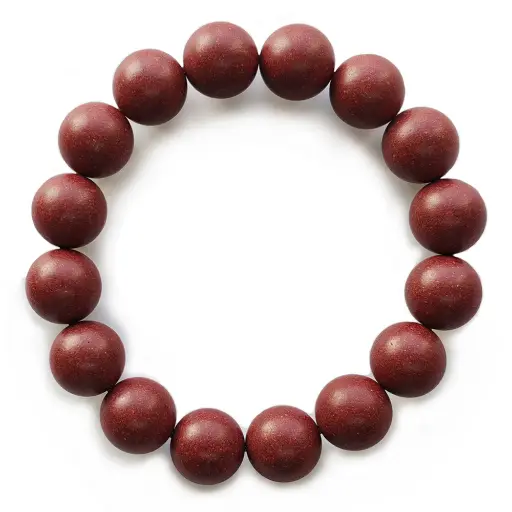 合香珠玫瑰14mm弹力绳手串  